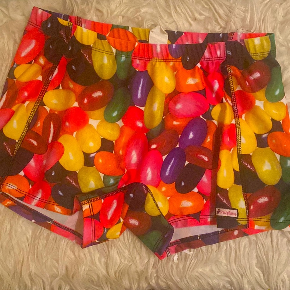 AM Crazy pants cheer shorts